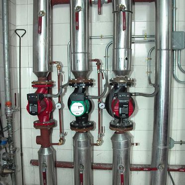 David Calefacción Saneamiento y Gas sala de calderas comunitaria