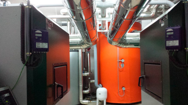 David Calefacción Saneamiento y Gas sala de calderas de Edificio Unile