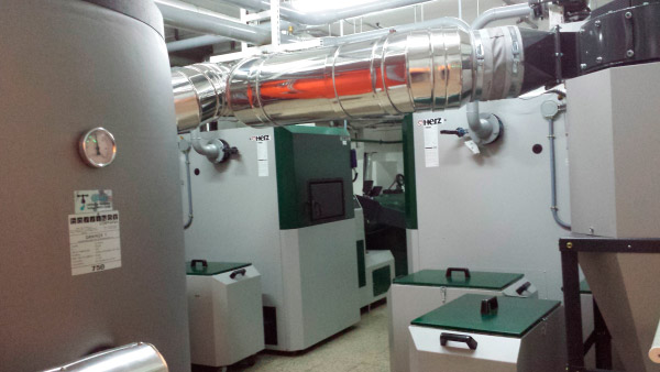 David Calefacción Saneamiento y Gas calefacción industrial de Edificio Unile